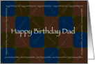 Happy Birthday Dad card