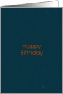 Happy Birthday card