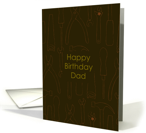 Happy Birthday Dad card (489008)