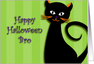 Happy Halloween To My Bro card