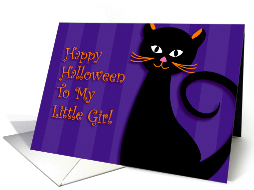 Happy Halloween To My Little GIrl card (491270)
