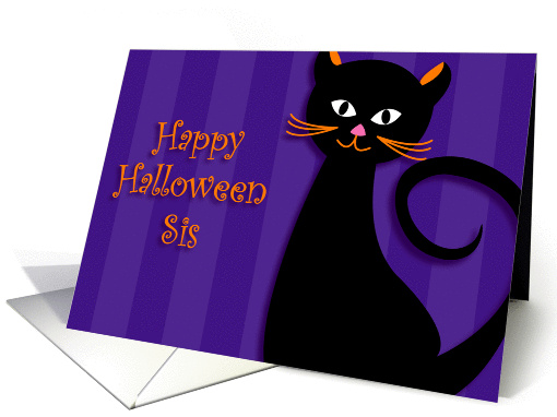 Happy Halloween Sis card (491278)