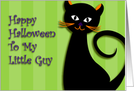 Happy Halloween to my Little Guy card