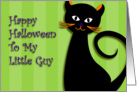 Happy Halloween to my Little Guy card