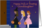 Happy Trick or Treating Granddaughter1 card