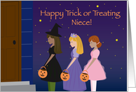 Happy Trick or Treating Niece! card