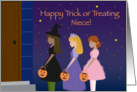 Happy Trick or Treating Niece! card