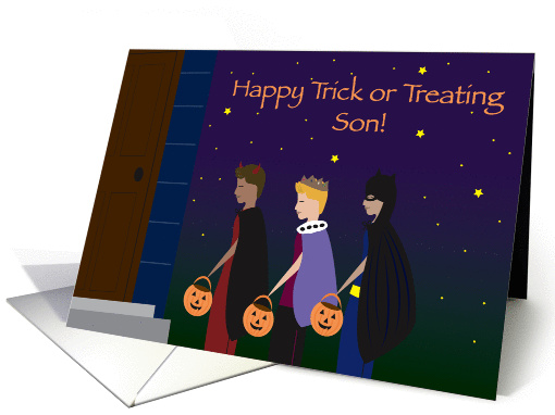 Happy Trick or Treating Son! card (491309)