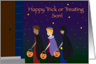 Happy Trick or Treating Son! card