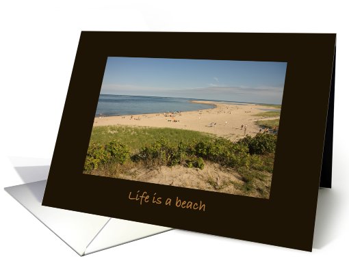 Life is a Beach Birthday card (496063)