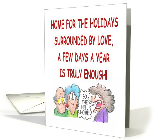 Crabby Holidays card (480482)