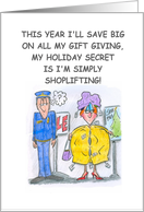 Crabby Holidays card