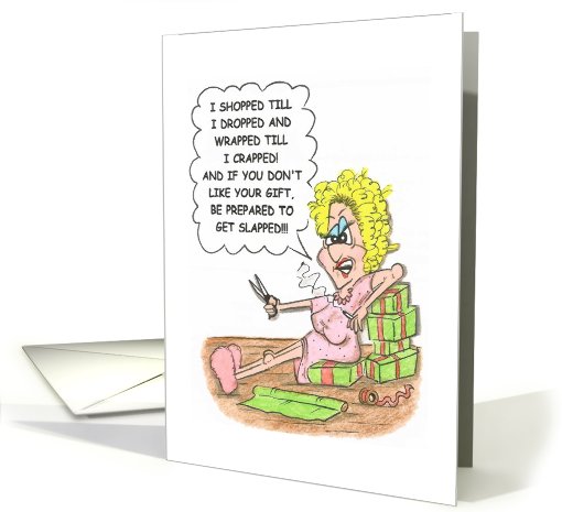Crabby Holidays card (481004)