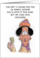 Crabby Holidays African American card