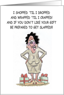 Crabby Holidays African American card