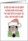 Crabby Holidays African American card