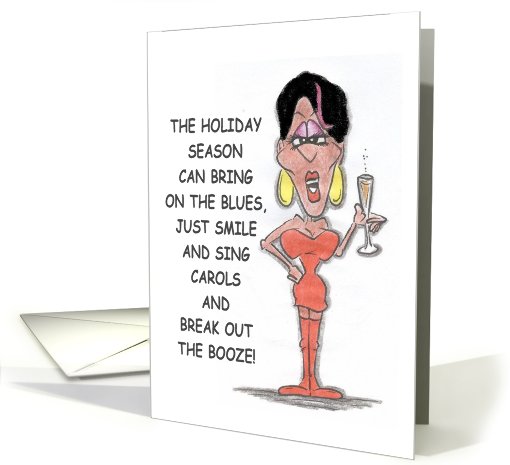 Crabby Holidays African American card (537504)