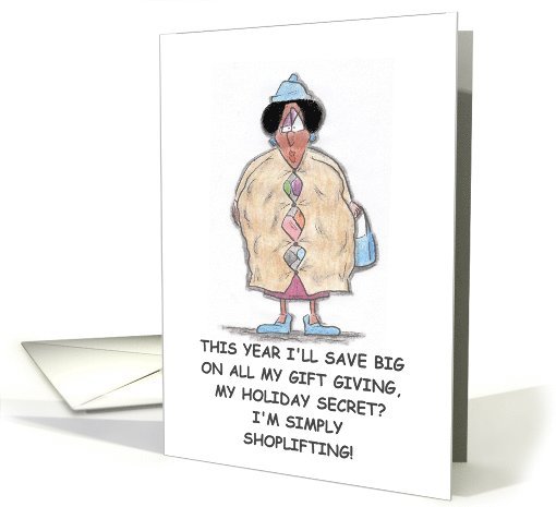 Crabby Holidays African American card (537507)