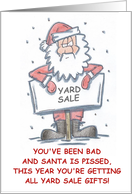YARD SALE card