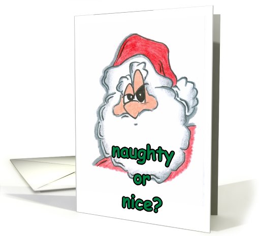naughty or nice? card (728389)