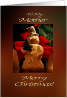 Merry Christmas Snowman - My Mother card