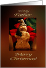 Merry Christmas Snowman - My Father card