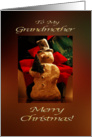 Merry Christmas Snowman - Grandmother card