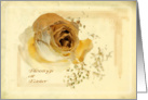 Antique Rose - Easter Blessings card