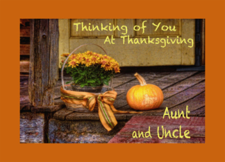 Thinking of Aunt and...