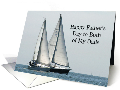 Two boats for two Dads card (658530)