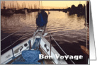 Bon Voyage, Sailboats on Water card