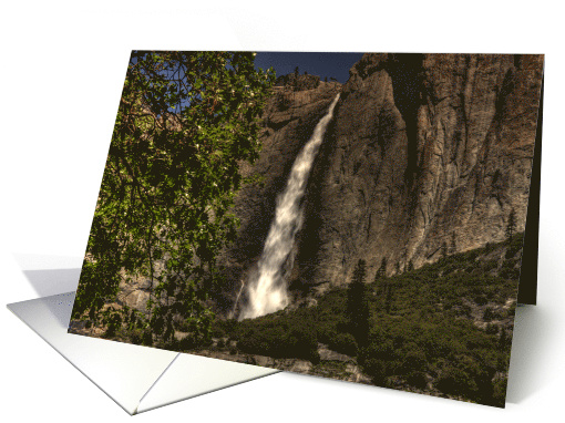 Yosemite Water Fall card (481368)