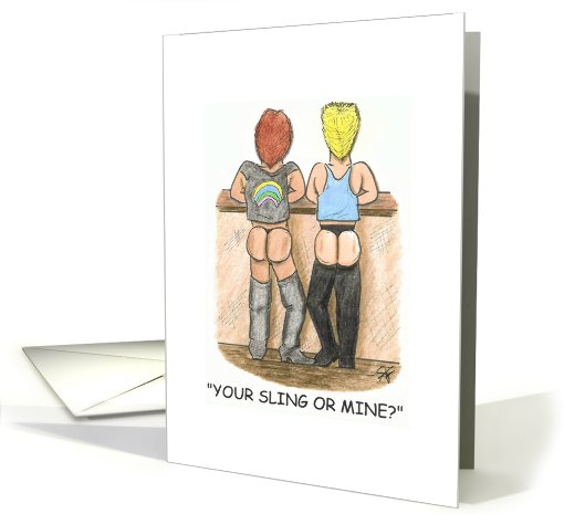 Gay Greetings Thinking of you- G/L card (481401)