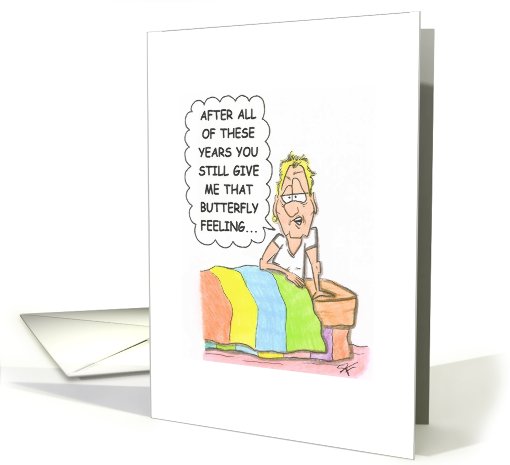 Gay Greetings Butterfly Feeling card (481413)