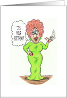 Gay Greetings Drag Queen Birthday card