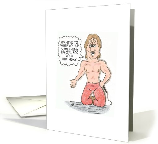 Gay Greetings Whip You Up Birthday card (481801)