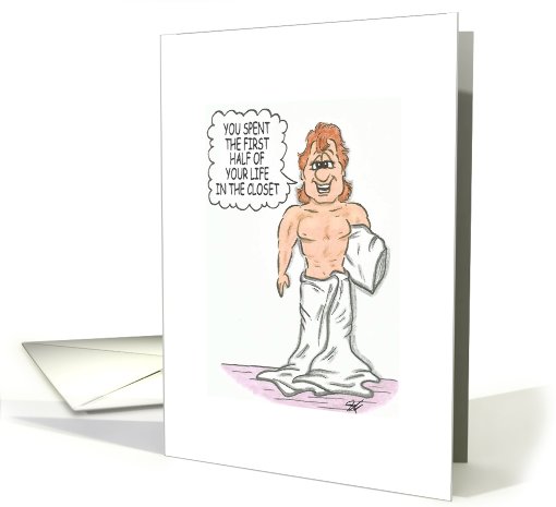 Gay Greetings Out of the Closet card (481851)