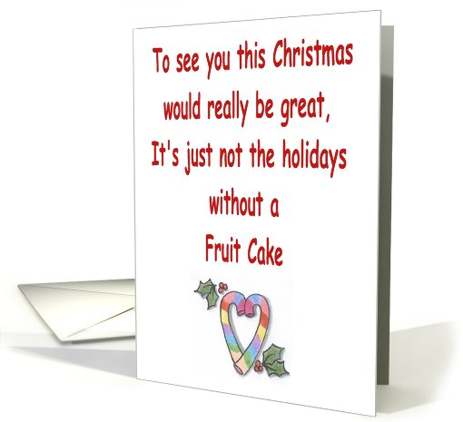 Happy Holigay Fruit Cake
 card (718315)