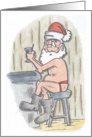 santa jock card