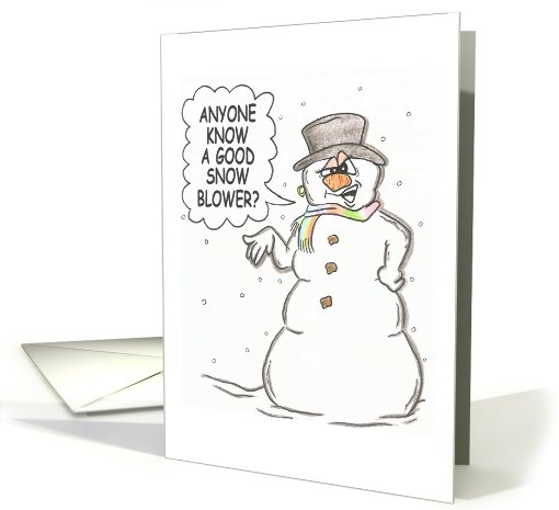 SNOW BLOWER card (732215)