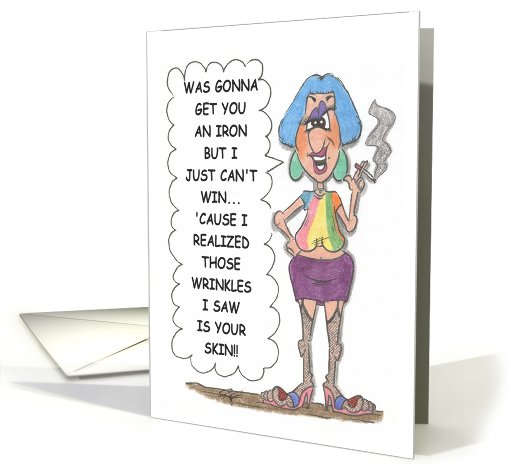 BIRTHDAY WRINKLES card (743357)