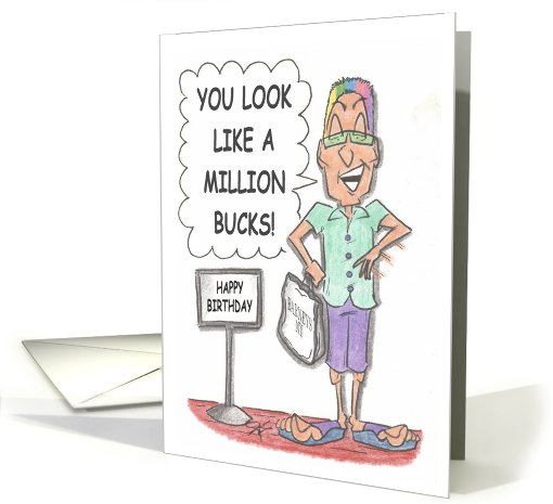 BIRTHDAY TAXES card (743358)