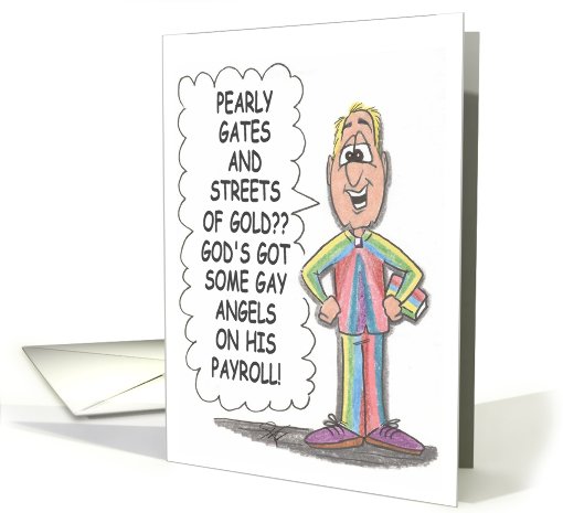 GAY ANGELS card (743366)