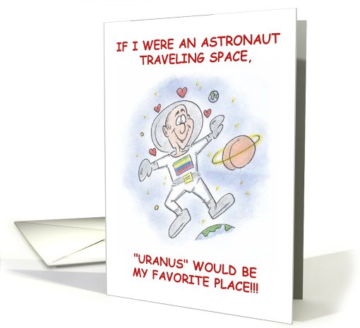 Valentine's Day gay astronaut card (758565)