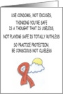 hiv, aids, awareness support card