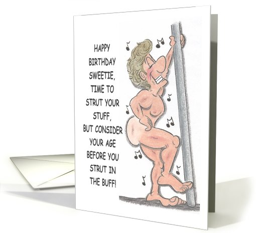 Naked Gay Birthday Dance
 card (759940)