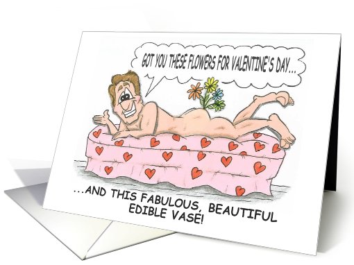 Valentine'S Day Gay Edible Vase
 card (766606)