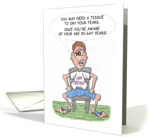 Gay Years Birthday
 card (768323)