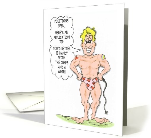 Cuffs And A Whip Be Mine Valentine
 card (771524)