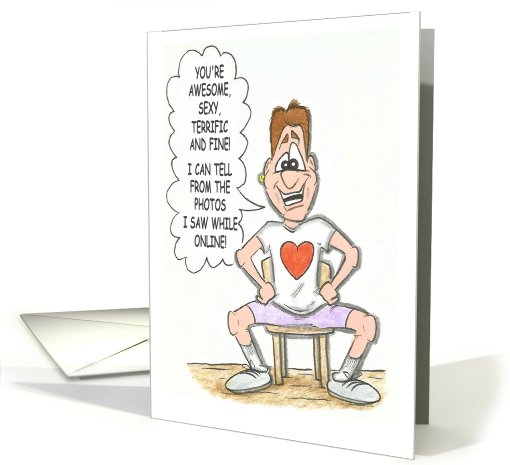 Valentine'S Day Online Dating
 card (771560)